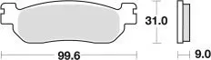 Колодки гальмівні дискові LUCAS MCB699SH