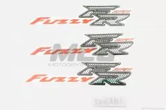 Наклейки набір YAMAHA FUZZY (30х7) (4шт) (7461)