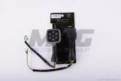 Повороти світлодіодні пара квадратні чорні прозорі 7 діодів (MONSTER ENERGY)