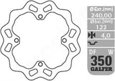 Диск гальмівний GALFER DF301FLW