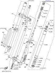 Болт специальный (3JD-23394-00-00)