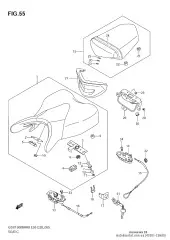 Band, pillion gsx130 (45381-23H00-000)