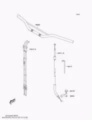 Болт,CABLE GUIDE KSF400-A1 (92153S259)