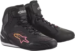 Черевики Alpinestars Stella Faster-3 Rideknit, Чорний/Рожевий, 39.5
