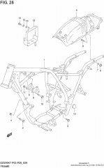 Brace, rr frame gz12 (41580-12FA0-EE3)