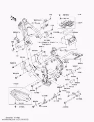 Кронштейн-Двигун,HEAD,RH KLX140A (321900312)