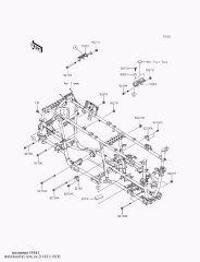 Кронштейн,FRONT DIFF KVF650-D1 (110511929)