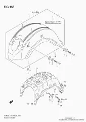 Bracket,rr fender vl (63160-43H00-000)
