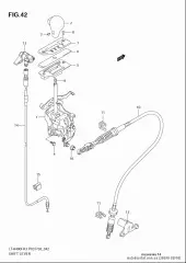 Cable, transfer shif (58690-38F00-000)