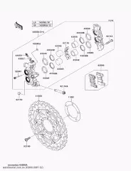 Суппорт-SUB в сборі,FR,RH,B ZR100 (430800087DJ)