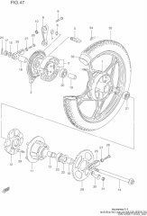 Casting wheel,rr (2. (64150-38300-291)