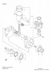 Connecting rod rm250 (12161-37E00-000)