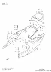 Cover  seat tail  r (45511-16G02-YBA)