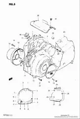 Cover,engine sprocke (11360-49201-000)