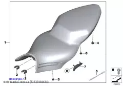 Накладка правая (52537686634)