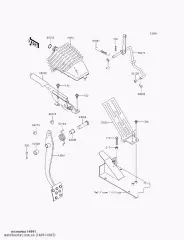 Кришка,PARKING LEVER KAF950-B2 (140910067)