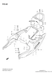 Cover,seat tail sv65 (45501-17G11-YLF)