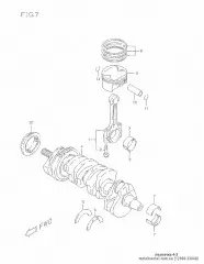 Crankshaft gsx-r750/ (12000-33840-000)
