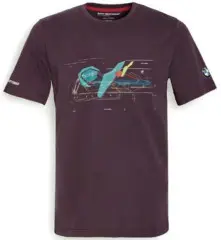 DC Roadster T-Shirt Aubergine M (76617923113)