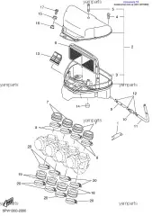 Фильтр Топливный :: FILTER ASSY (4X7-2149Y-00-00)