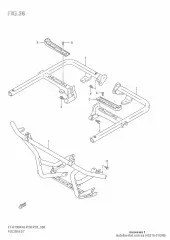 Footrest lt-a700x (43510-31G00-000)