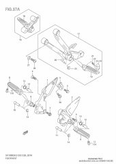 Footrest,pillion sv1 (43600-16G30-000)