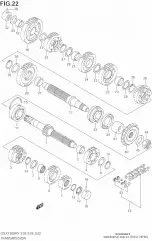 Gear 5th gsx1300r (24251-24F00-000)