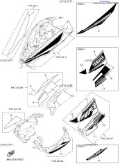 Наклейка (белый) (8KN-K711F-30-00)