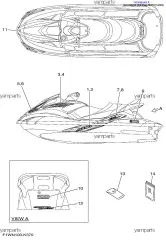Наклейка правая (F1W-U417G-E0-00)