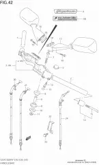 Guide, cable gsx1300 (58623-24F00-000)
