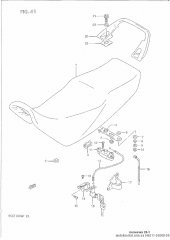 Handle,pillion rider (46211-26D00-20F)