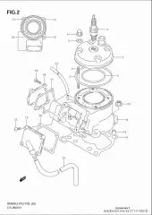 Head, cylinder rm85 (11111-03B10-000)