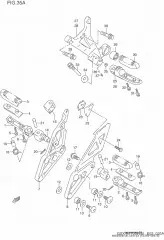 Holder, footrest (43540-46E10-000)