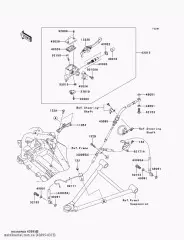 Шланг-гальма KSF450B8F (430950375)
