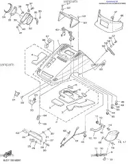 Наклейка предупредительная (8AC-2815P-S0-00)