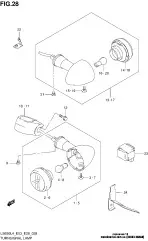 Lamp assy,rr turns.r (35603-38AA0-000)