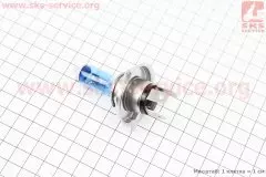 Лампа галогенна H4 12V 35/35W супер синя (Китай)