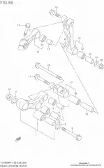 Lever set,rr cushion (62600-02870-000)