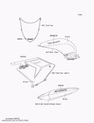 MARK,FUEL TANK,LH,KAWASA ZX100 (560520384)