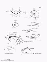 MARK,TAIL COVER,ZX-14R ZX1400F (560541174)