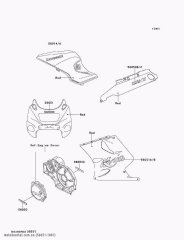 MARK,UPP COWLING,KAWA ZX1100-D (560511881)