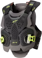 Моточерепаха Alpinestars A-1 MAX, Чорний/Жовтий, S, XS