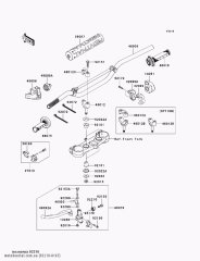 Гайка,болт WIRE ADJUSTING KX250- (922100167)