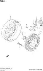Nut,magneto lt-a450x (31792-11H00-000)