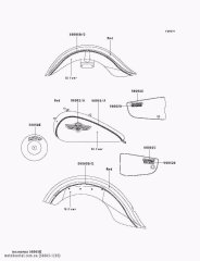 PATTERN,RR FENDER,RH VN1500-N3 (560651283)