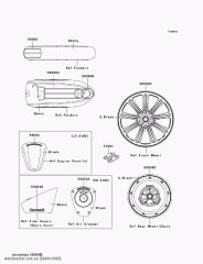 PATTERN,RR FENDER,RR VN900CBF (560690885)