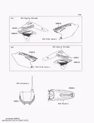 PATTERN,SIDE COVER,LH KX450D7F (560670973)