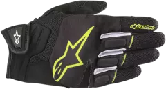Моторукавички Alpinestars ATOM, Чорний/Жовтий, XL