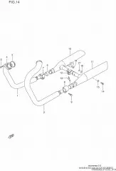 Pipe exhaust (14160-38A02-000)