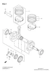 Piston set lt-r450/k (12100-45840-000)